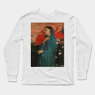 Young Woman with Ibis by Edgar Degas Long Sleeve T-Shirt